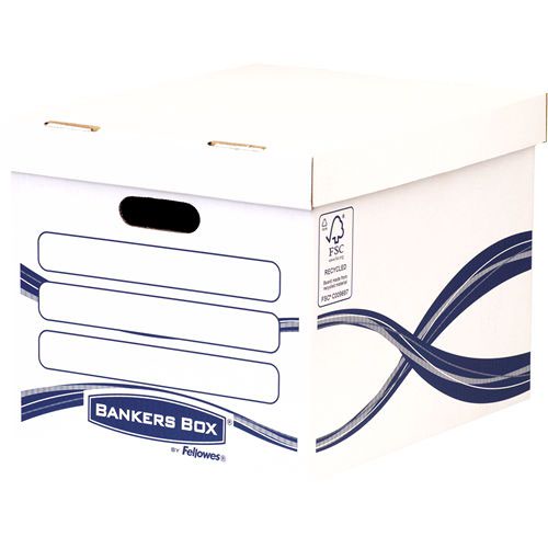 ValueX Storage Box Board White and Blue (Pack 10) 4460801