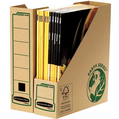 Bankers Box Earth Series Magazine File Brown (Pack of 20) 4470001