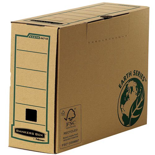 Bankers Box Earth Series Foolscap Transfer File Pack of 20