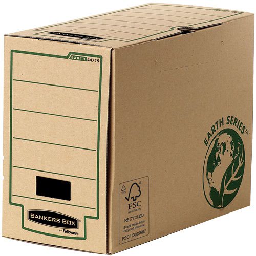 Bankers Box Earth Series 150mm Foolscap Transfer File Pack of 20