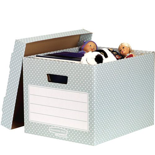 Fellowes Storage Box Green/White 4pk