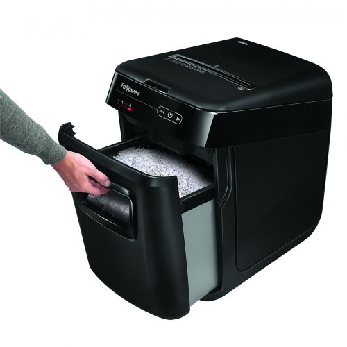 Fellowes Automax 200M Microshred Shredder (200 sheet automatic shredding capacity) 4656401