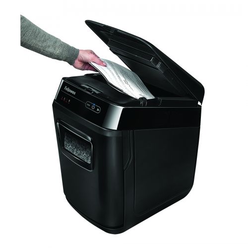 Fellowes Automax 200M Microshred Shredder (200 sheet automatic shredding capacity) 4656401