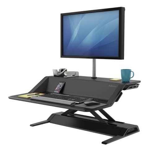 Lotus™ Sit-Stand Workstation - Black