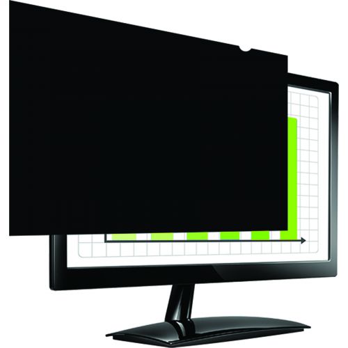 Fellowes 19in Black Privacy Filter