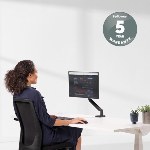 Fellowes 8043301 Platinum Series Single Monitor Arm