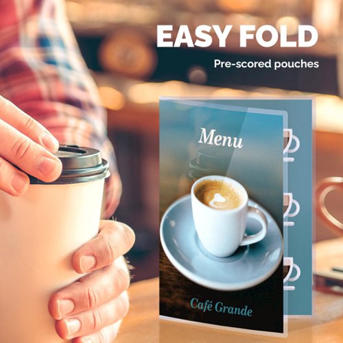 Fellowes Admire EasyFold A3 Laminating Pouches (Pack of 25) 5602001 BB73086 Buy online at Office 5Star or contact us Tel 01594 810081 for assistance