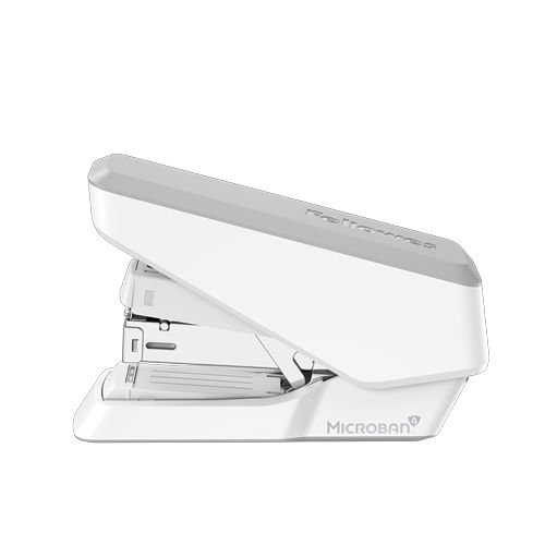 Fellowes LX860 Easy-Press Stapler 40-Sheets Half-Strip White