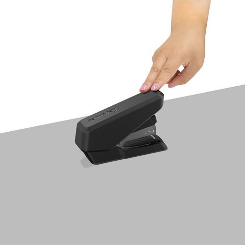 Fellowes LX860™ Easy-Press™ Stapler with Microban® - 40-Sheets, Half-Strip (Black)