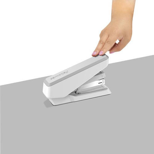 Fellowes LX870 Easy-Press Stapler 40-Sheets, Full-Strip White