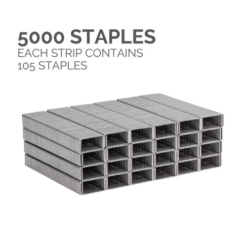 Fits LX840™ Stapler and most standard half strip staplers. Stays together: Durable half strip staples designed to stay in place keeping your projects organised.