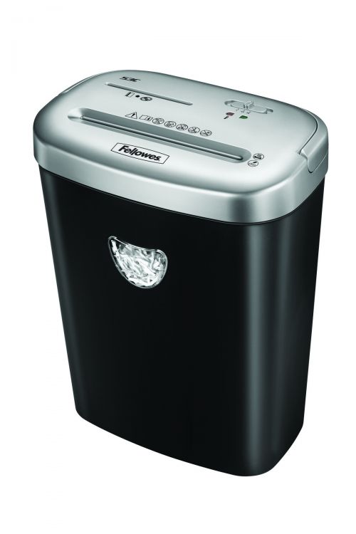 Fellowes Powershred 53C Cross Cut Shredder 23 Litre 10 Sheet Black/Grey 4653001