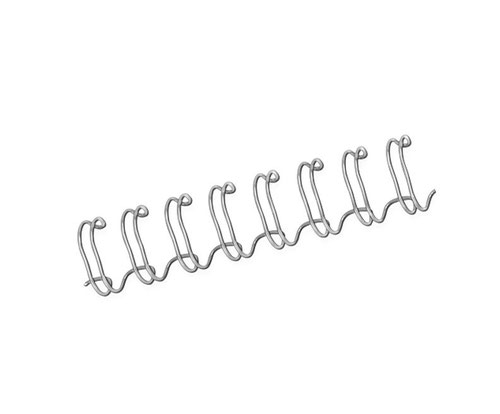 Fellowes Wire Binding Combs 6mm Capacity 21-35 80gsm Sheets Silver Ref 54450 [Pack 15]