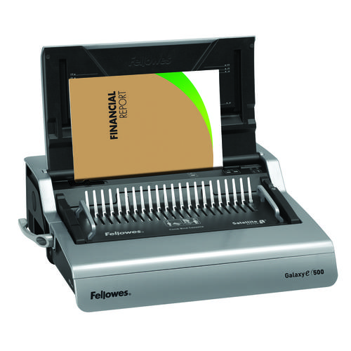 Fellowes Galaxy-E 500 A4 Large Office Electric Comb Binder with Multi-User Satellite System 5622101