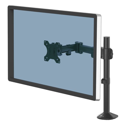 Fellowes Reflex Single Monitor Arm Black 8502501