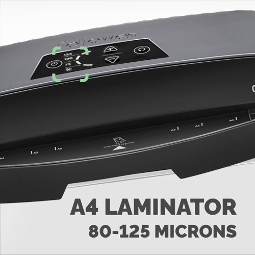Fellowes Calibre A4 Laminator Black/Silver 5740801 36635FE Buy online at Office 5Star or contact us Tel 01594 810081 for assistance