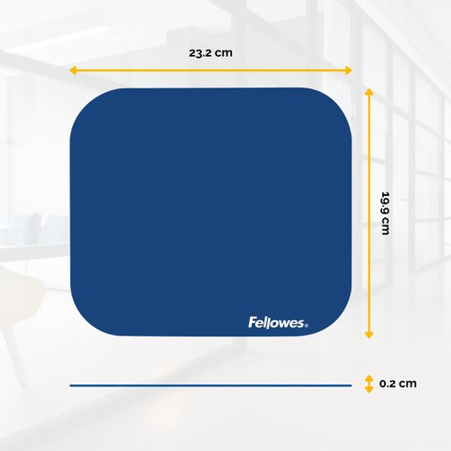 Fellowes Premium Mousepad - Blue