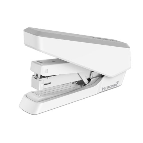 Fellowes LX870™ Easy-Press™ Stapler with Microban® - 40-Sheets, Full-Strip (White)