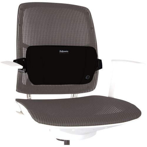 Fellowes PlushTouch Back Support Black 8026501