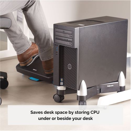 Fellowes 8039001 Office Suites CPU or Shredder Stand 27080J