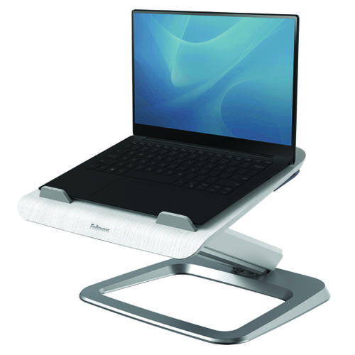 Fellowes Hana Laptop Support Height Adjustable 230V USB Grey 8064401