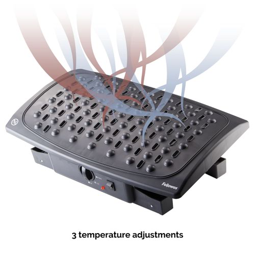 Fellowes 8060901 Climate Control Foot Rest | 23861J | Fellowes