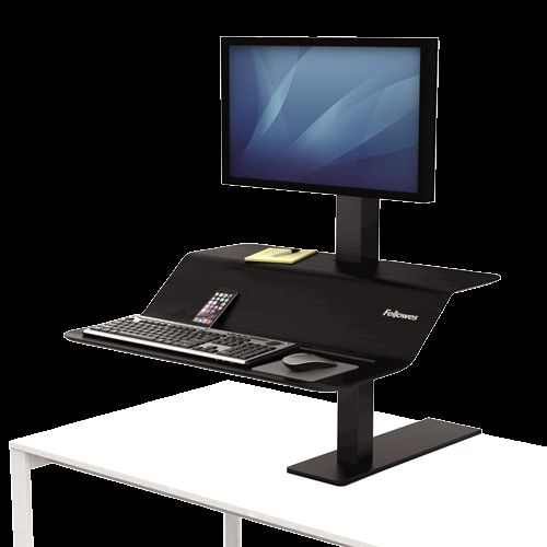 Fellowes Lotus VE Sit-Stand Workstation Single 8080101