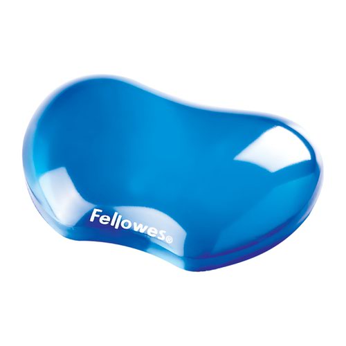 Fellowes Crystal Flex Rest Gel Blue Ref 91177-72