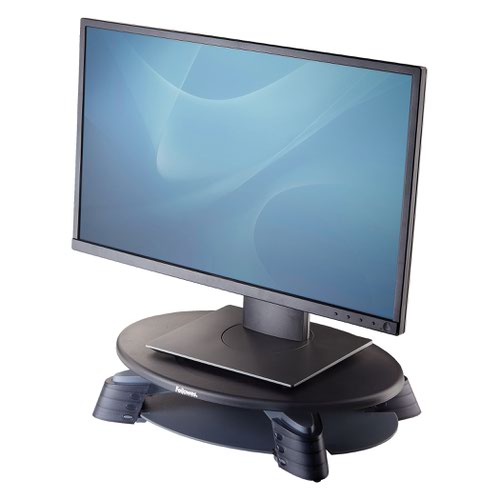Fellowes Compact TFT or LCD Monitor Riser Platinum and Graphite 91450