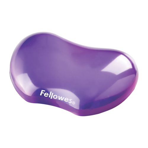 Fellowes Crystal Flex Rest Gel Purple Ref 91477-72
