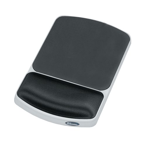Fellowes Gel Mouse Pad and Wrist Rest Graphite 91741