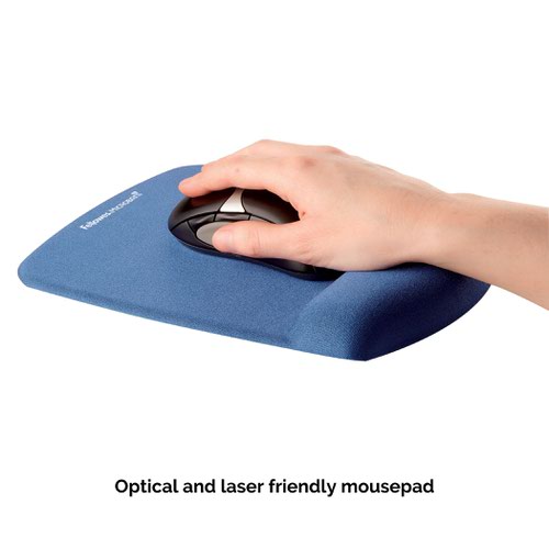 The Softest Place Your Wrists Can Rest™! The PlushTouch mouse mat wrist rest allows personalised comfort as the wrist rest has the ability to conform to your wrist, which helps relieve pressure and fatigue whilst using your mouse, whilst also providing superior comfort. To prevent the growth of harmful bacteria on your office desk or in your home, this mousepad also features built in microban protection which assists in keeping your mouse mat cleaner fir the lifetime of the product. To prevent frustration in the workplace or at home, we have incorporated a non-skid rubber backing to the mouse pad which keeps wrist rest in place and prevents it from slipping around. Fellowes understand that bad working habits cause many of us physical health problems and fatigue. By using this knowledge we have created a comprehensive range of ergonomic solutions like this innovatively designed mouse mat, that help you enjoy a more comfortable and productive workspace.