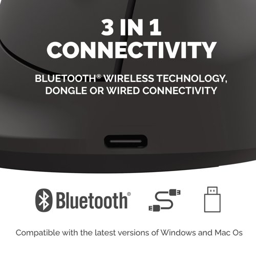 Fellowes Vertical Mouse Breyta Plus+ Vertical Mouse Right Handed Medium 35784J Buy online at Office 5Star or contact us Tel 01594 810081 for assistance