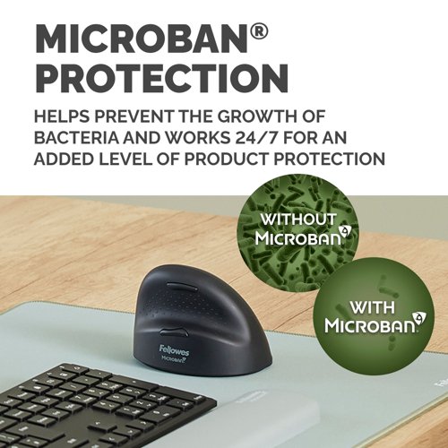 Fellowes Vertical Mouse Breyta Plus+ Vertical Mouse Right Handed Large 35785J Buy online at Office 5Star or contact us Tel 01594 810081 for assistance