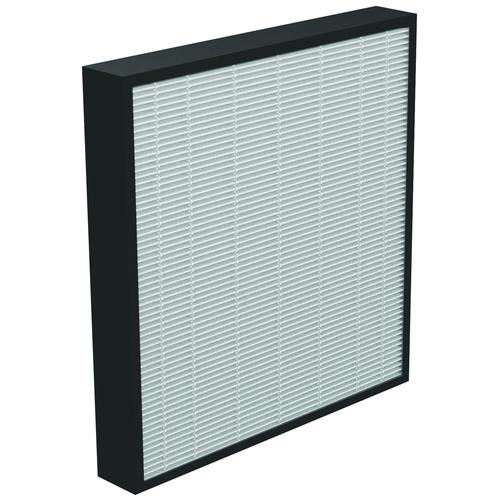 HEPA Filter with Antimicrobial Treatment is a True High Efficiency Particulate Air (HEPA) filter which captures 99.97% of airborne particulates as small as 0.3 microns including viruses, bacteria, mould spores, dust mites and other allergens. Average filter life approximately 12-18 months.