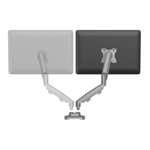 Eppa Dual Monitor Arm Kit Silver
