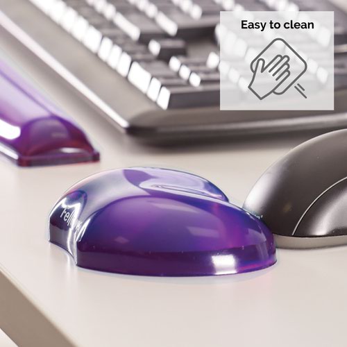 Fellowes Crystal Flex Rest Gel Purple Ref 91477-72 301314 Buy online at Office 5Star or contact us Tel 01594 810081 for assistance