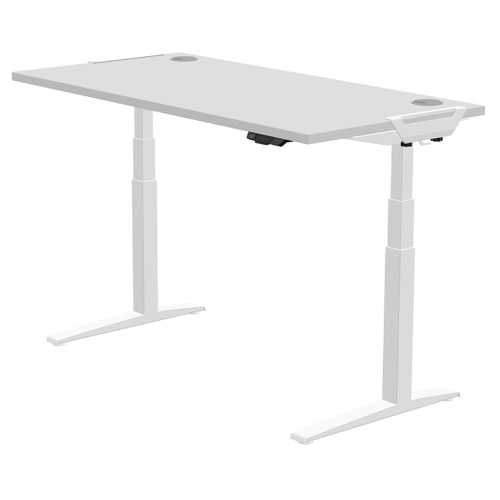 32363J - Fellowes Levado Height Adjustable Desk (Base Only) - White