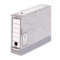 Bankers Box System 120 mm Folio Trans File Grey Pack of 10
