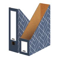 Bankers Box Decor Magazine File Blue (Pack of 5) 4484001