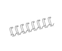 Fellowes Wire Binding Combs 10mm Capacity 51-80 80gsm Sheets Silver Ref 5327901 [Pack 100]