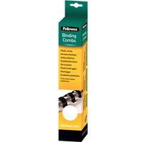Fellowes Plastic Binding Combs 8mm Capacity 21-40 80gsm A4 Sheets Ref 5330403 [Pack 25]