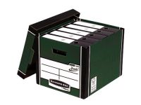 Bankers Box Premium Storage Box (Presto) Tall Green FSC Ref 7260802 [Pack 10]
