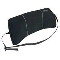 Fellowes Portable Lumbar Support Soft-brushed Cover Adjustable-straps Ref 8042101