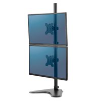 Fellowes Professional Series Free Standing Dual Vertical Monitor Arm 8044001