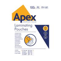 ValueX Ultra Lightweight A4 Laminating Pouches Glossy Finish (Pack 100) - 6020001