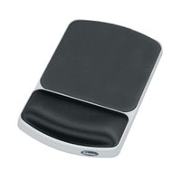 Fellowes Premium Gel Mouse Pad And Wrist Support Graphite 91741