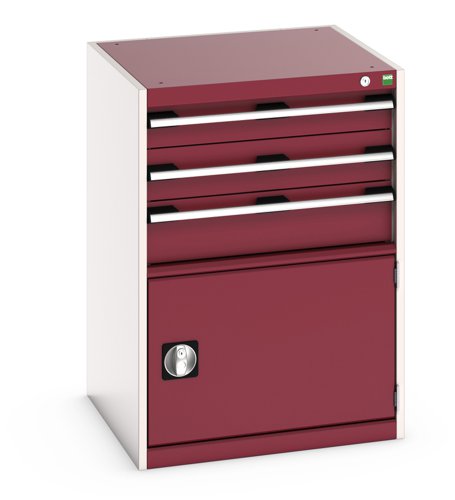 Bott 40019043.24V Cubio Drawer-Door Cabinet 650 x 650 x 900mm