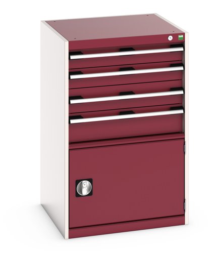 Bott 40019055.24V Cubio Drawer Cabinet 650 x 650 x 1000mm