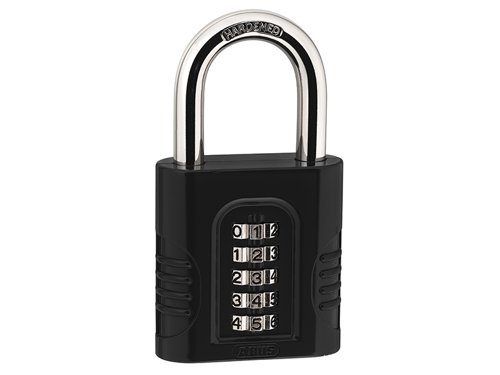 ABUS Mechanical 21753 158/65 65mm Heavy-Duty Combination Padlock (5-Digit) Die-Cast Body Carded